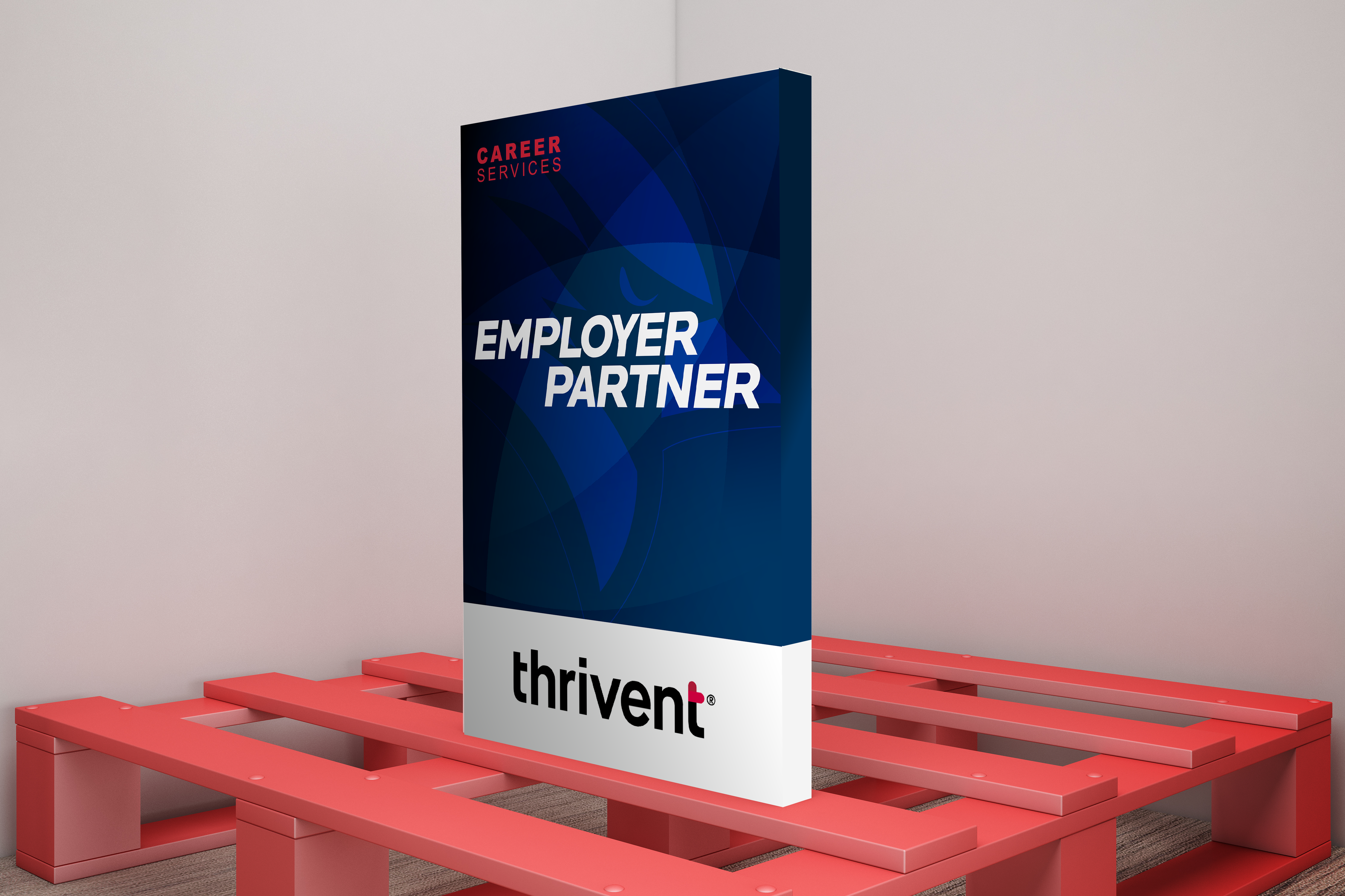 Thrivent tabletop sign mockup
